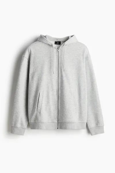 Oversized fit zip hoodie